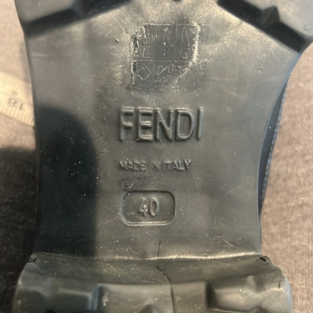 Fendi Slip On Lug Sole Moto Boot - Picture 8 of 10